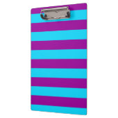 Porte-bloc Conception de rayures violettes bleues (Gauche)