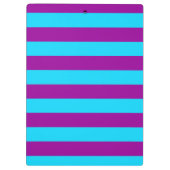 Porte-bloc Conception de rayures violettes bleues (Dos)
