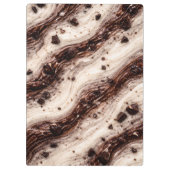 Porte-bloc Conception de texture en marbre de Milkshake Cooki (Dos)