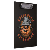 Porte-bloc Conception d'épouvantail de citrouille d'Halloween (Swatch)