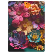 Porte-bloc Conception des fleurs (Dos)