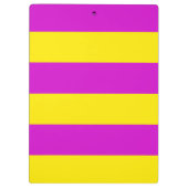 Porte-bloc Conception des rayures pourpre et jaune (Dos)