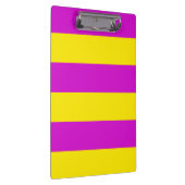 Porte-bloc Conception des rayures pourpre et jaune (Swatch)