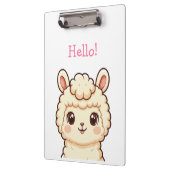 Porte-bloc Conception d'illustration de lama mignon (Gauche)