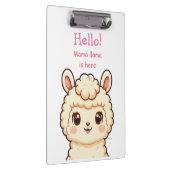 Porte-bloc Conception d'illustration de lama mignon (Swatch)
