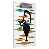 Porte-bloc Conception du chat noir du milieu du siècle (Swatch)