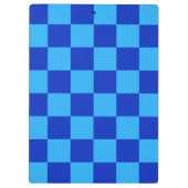 Porte-bloc Conception du vérificateur bleu clair et foncé (Dos)