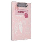 Porte-bloc Conception esthétique d'anatomie rose pour étudian (Swatch)