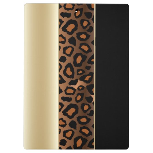 Porte-bloc Conception exécutive | Champagne de léopard de (Dos)