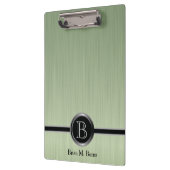 Porte-bloc Conception exécutive de monogramme - acier de (Gauche)