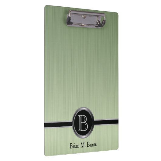 Porte-bloc Conception exécutive de monogramme - acier de (Swatch)