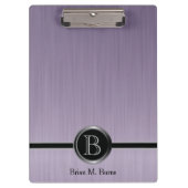 Porte-bloc Conception exécutive de monogramme - acier de (Devant)