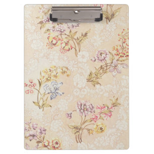 Porte-bloc Conception florale avec des pivoines, des lis et