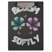 Porte-bloc Conception florale de printemps Bloom Softly Paste (Devant)