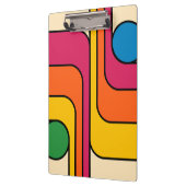 Porte-bloc Conception géométrique de style rétro années 70 Mo (Gauche)