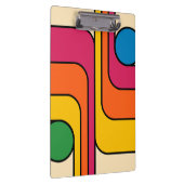 Porte-bloc Conception géométrique de style rétro années 70 Mo (Swatch)