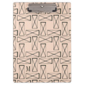 Porte-bloc Conception géométrique du rectangle X du (Devant)