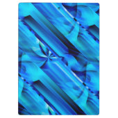 Porte-bloc Conception Graphique Sans Couture - bleu noir I (Dos)