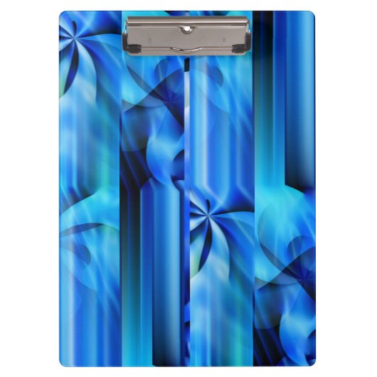 Porte-bloc Conception Graphique Sans Couture - bleu noir I (Devant)