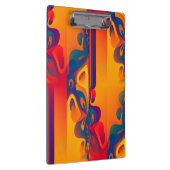 Porte-bloc Conception Graphique Sans Couture - jaune rouge I (Swatch)