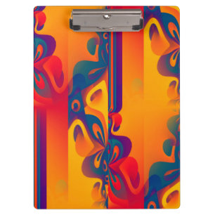 Porte-bloc Conception Graphique Sans Couture - jaune rouge I