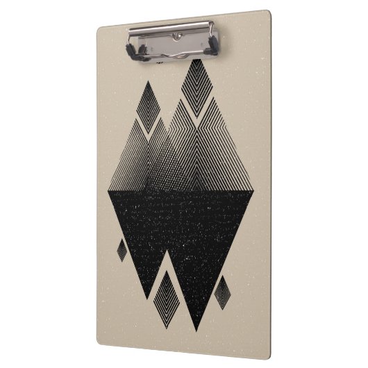 Porte-bloc Conception inspirée scandinave de triangle (Gauche)