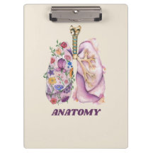 Conception Médicale Aquarelle Anatomie du Poumon F
