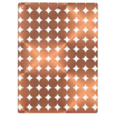 Porte-bloc conception moderne de points de Cuivre-regard (Dos)