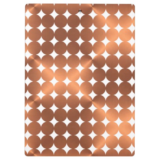 Porte-bloc conception moderne de points de Cuivre-regard (Dos)