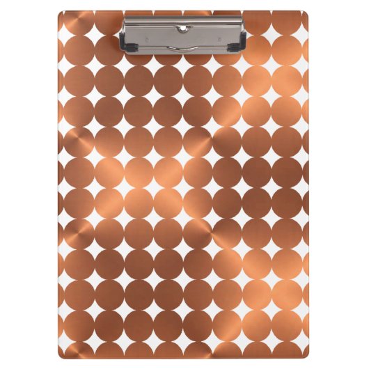 Porte-bloc conception moderne de points de Cuivre-regard (Devant)