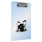 Porte-bloc Conception Musicale Bleue de Batterie (Swatch)