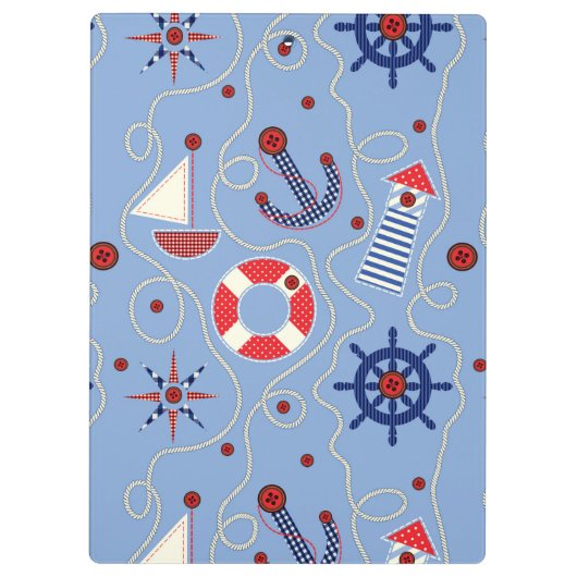 Porte-bloc Conception nautique de patchwork (Dos)