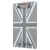 Porte-bloc Conception noire de drapeau d'Union Jack (Gauche)