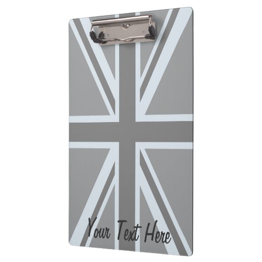 Porte-bloc Conception noire de drapeau d'Union Jack (Gauche)