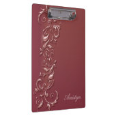 Porte-bloc Conception Ornée de Rose Gold Élégante (Swatch)