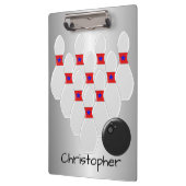 Porte-bloc Conception personnalisée de bowling (Gauche)