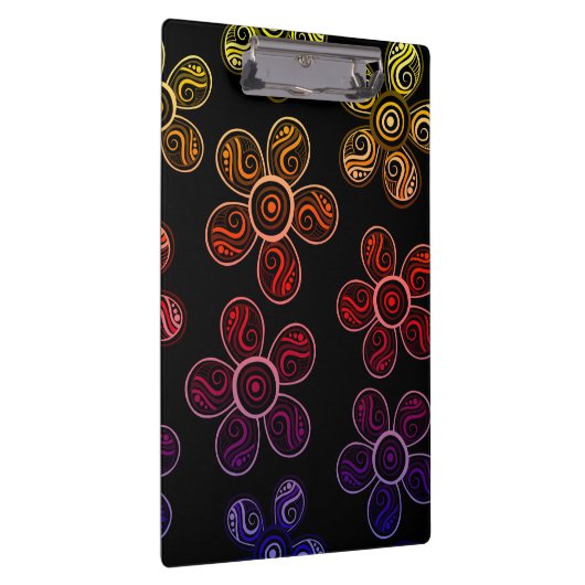 Porte-bloc Conception super de fleurs d'arc-en-ciel (Swatch)