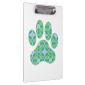 Porte-bloc Conception verte d'empreinte de patte d'infini de (Swatch)