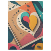 Porte-bloc Conçu en coeur (Dos)