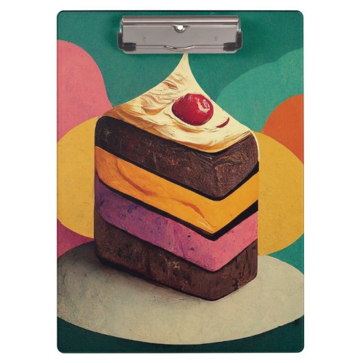 Porte-bloc Conçu en gâteau coloré (Devant)