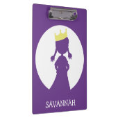 Porte-bloc Conte de fées de silhouette de princesse personnal (Swatch)