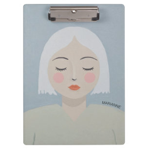 Porte-bloc Contemplation - Portrait minimaliste
