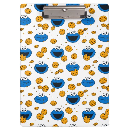 Porte-bloc Cookie Monster | C est pour Cookie Pattern (Devant)