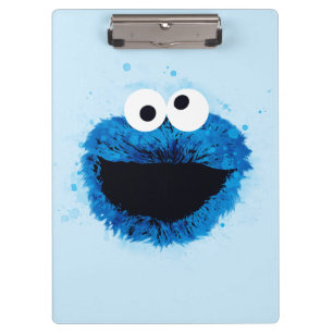 Porte-bloc Cookie Monster   Tendance de l'aquarelle