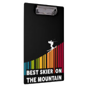 Porte-bloc Cool Code Barre Conception Meilleur Skieur Sur La  (Swatch)