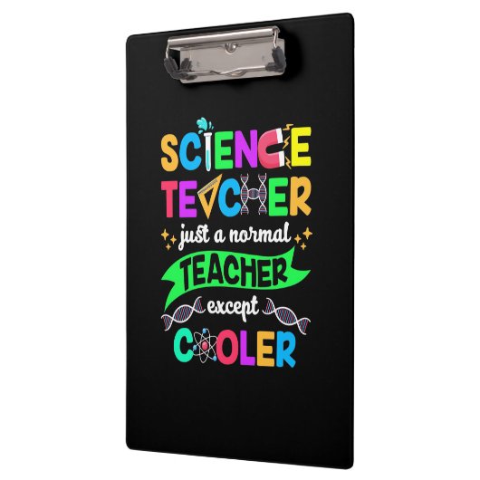 Porte-bloc Cool enseignant en sciences (Gauche)