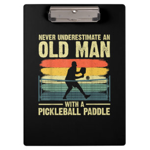 Porte-bloc Cool Pickleball Design Pour Hommes Grandpa Pickleb