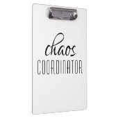 Porte-bloc Coordinateur du Chaos Texte typographique (Swatch)