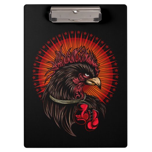 Porte-bloc Coq de boîte (Devant)