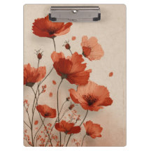 Coquelicots rouges. Presse-papiers